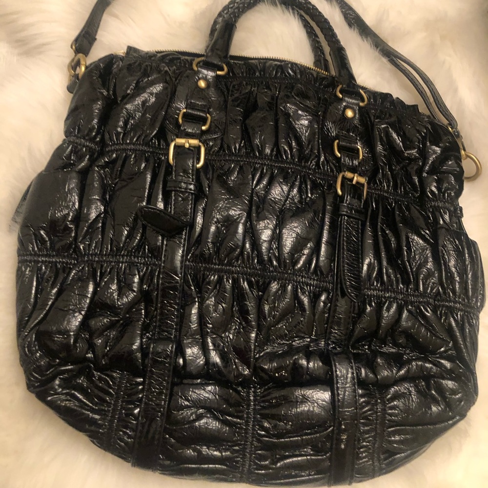 Mario Hernandez Patent Leather Purse